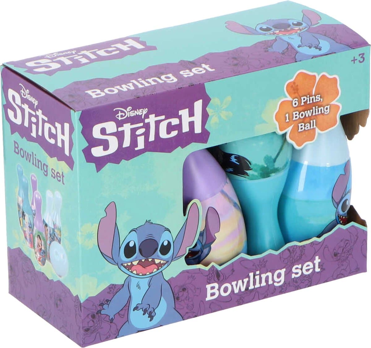 Set da bowling Jonotoys, 7 pezzi.