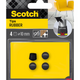 3 m 1070698 - Scotch® punta in gomma nera, ø 10 mm, conf. da 4 | 16 pezzi