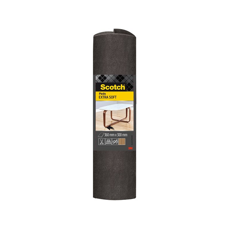 3m 1070709 - feltro scotch extra morbido marrone300mm x 360mm | 3 pezzi