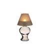 Ideas 4 seasons glazen lamp theelichthouder rookgrijs