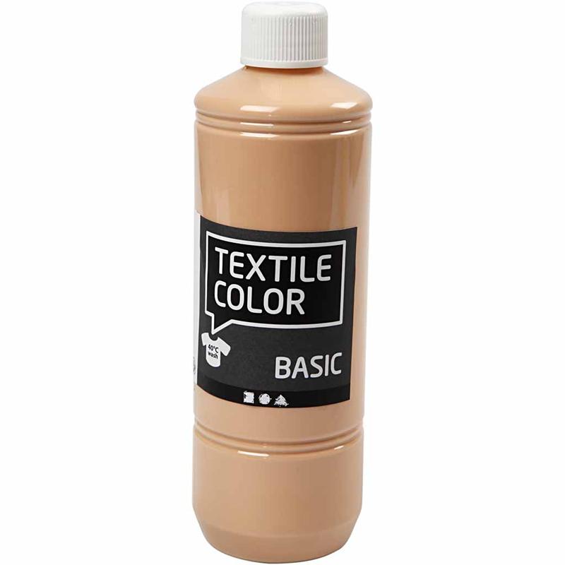 Colore tessile Creative Company, beige chiaro, 500 ml 1 bottiglia