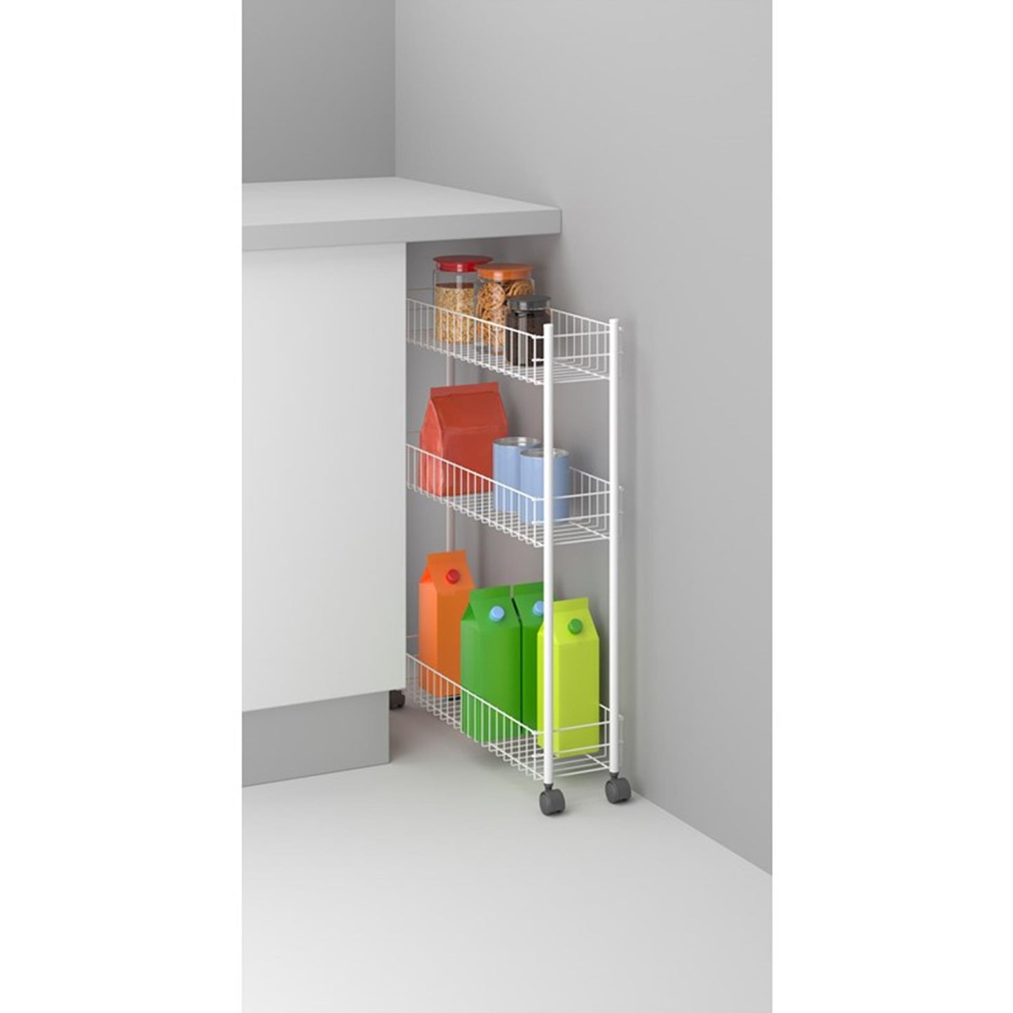 Carrello da cucina Metaltex fino a 3 strati