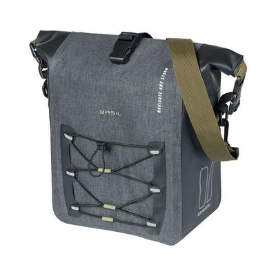 Basil Navigator Storm Fietas M - Borsa per biciclette singola sportiva e funzionale - Waterproof - Nero