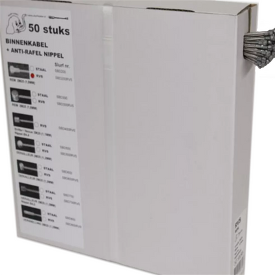 Cavo interno in acciaio inossidabile, pera per 50