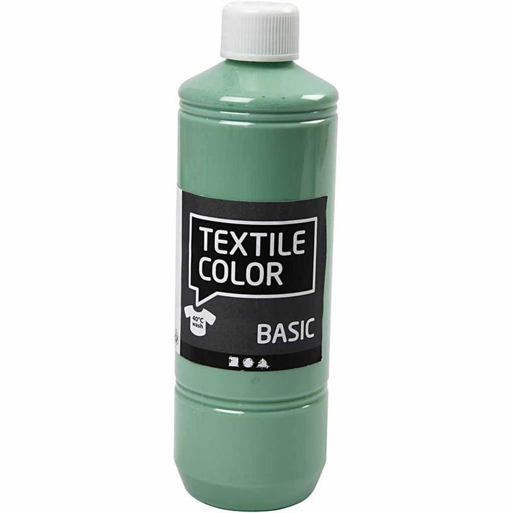 Creativ company textiel color verf - zeegroen, 500ml