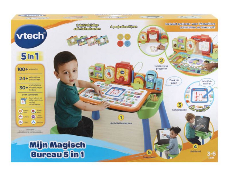 Vtech mijn magisch bureau 5 in 1 - interactief speelgoed - 3 tot 6 jaar