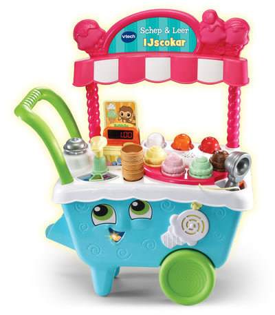 Vtech Ice Cream Scoop Leather Junior Blue Pink 26 piezas de 26 piezas