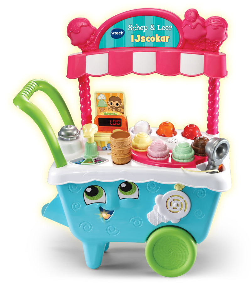 Vtech Ice Cream Scoop Leather Junior Blue Pink 26 piezas de 26 piezas