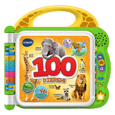 Libro infantil de Vtech mis primeras 100 palabras animales verdes