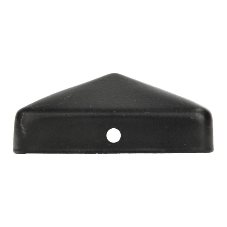 Mack 1069087 - Pirámide decorativa para poste negro 71 mm | 10 piezas