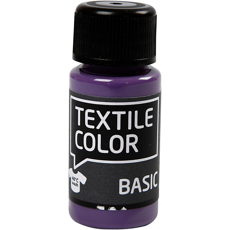 Creative Company Textile Color Semi-copertura Textile Paint Lavender, 50ml