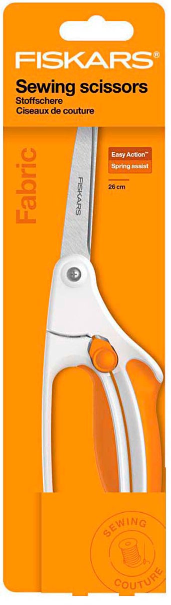 Fiskars soft-touch scissors, l: 26 cm, 1 piece