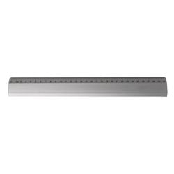 Regla de aluminio de 30cm antideslizante.