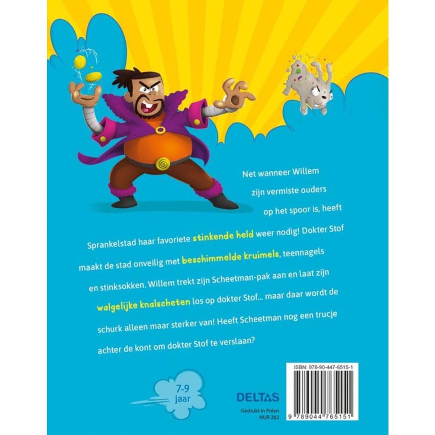 ¡Deltas Scheetman lo resuelve! Libro infantil de Super-Fartnado