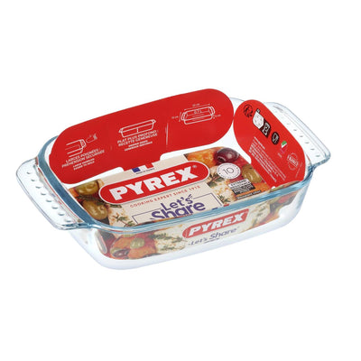 Pirofila Pyrex classica in vetro 22x13cm