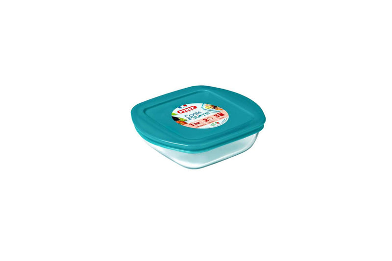 Plato de almacenamiento Pyrex 350ml 14x12x4cm