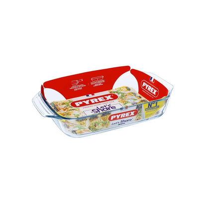 Pirofila Pyrex 39x25cm vetro 3,8l