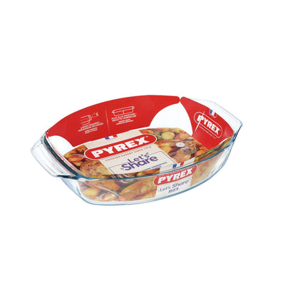 Pirofila ovale Pyrex vetro 39x27 cm