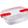 Cuenco Pyrex con tapa 1,1l 23x15x6cm