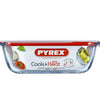 Ciotola in Pyrex con coperchio 2,5 l 28x20x8 cm