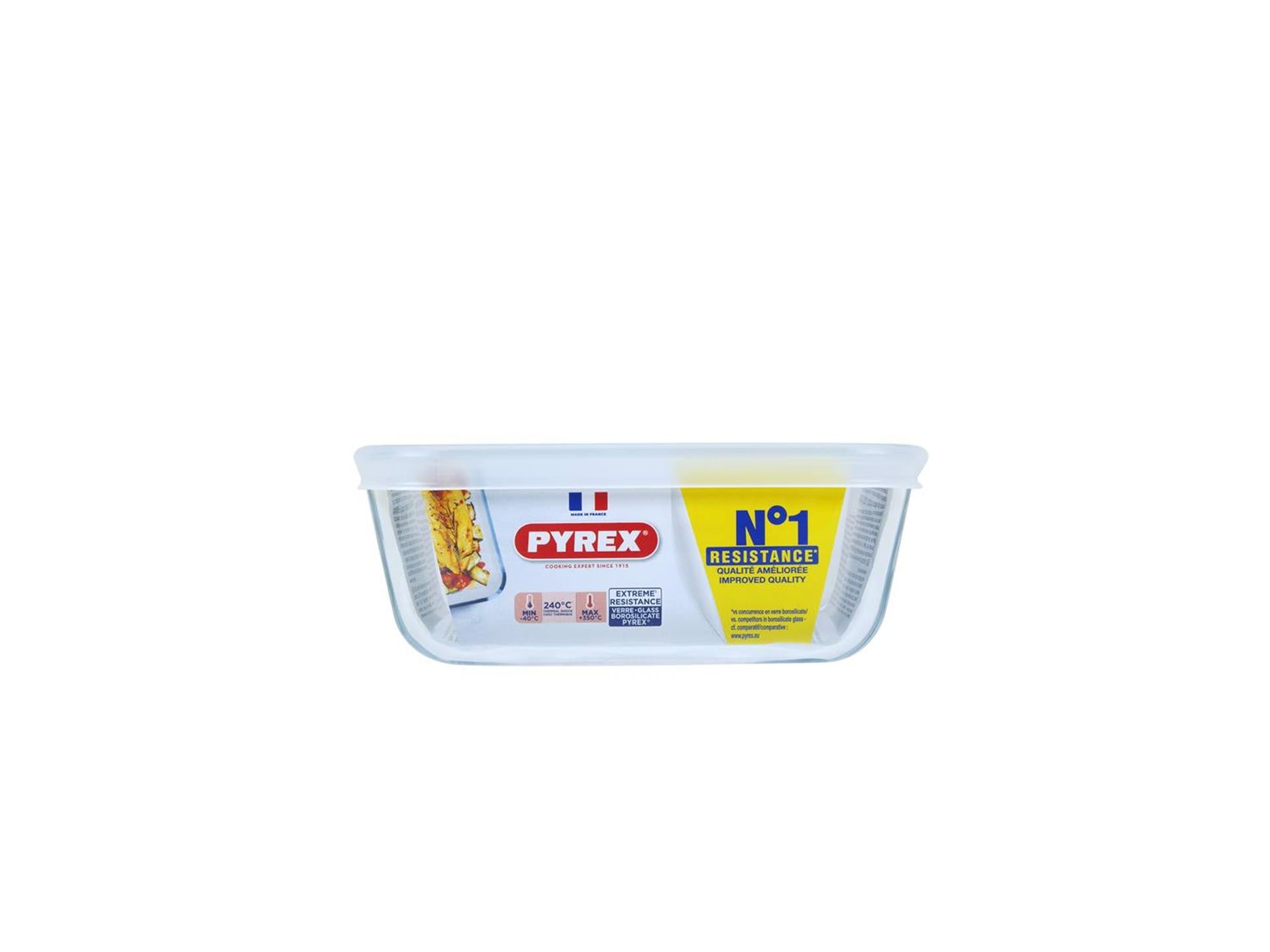 Pyrex Pyrex cuocere e congelare piatto da forno 15x15 cm vetro borosilicato