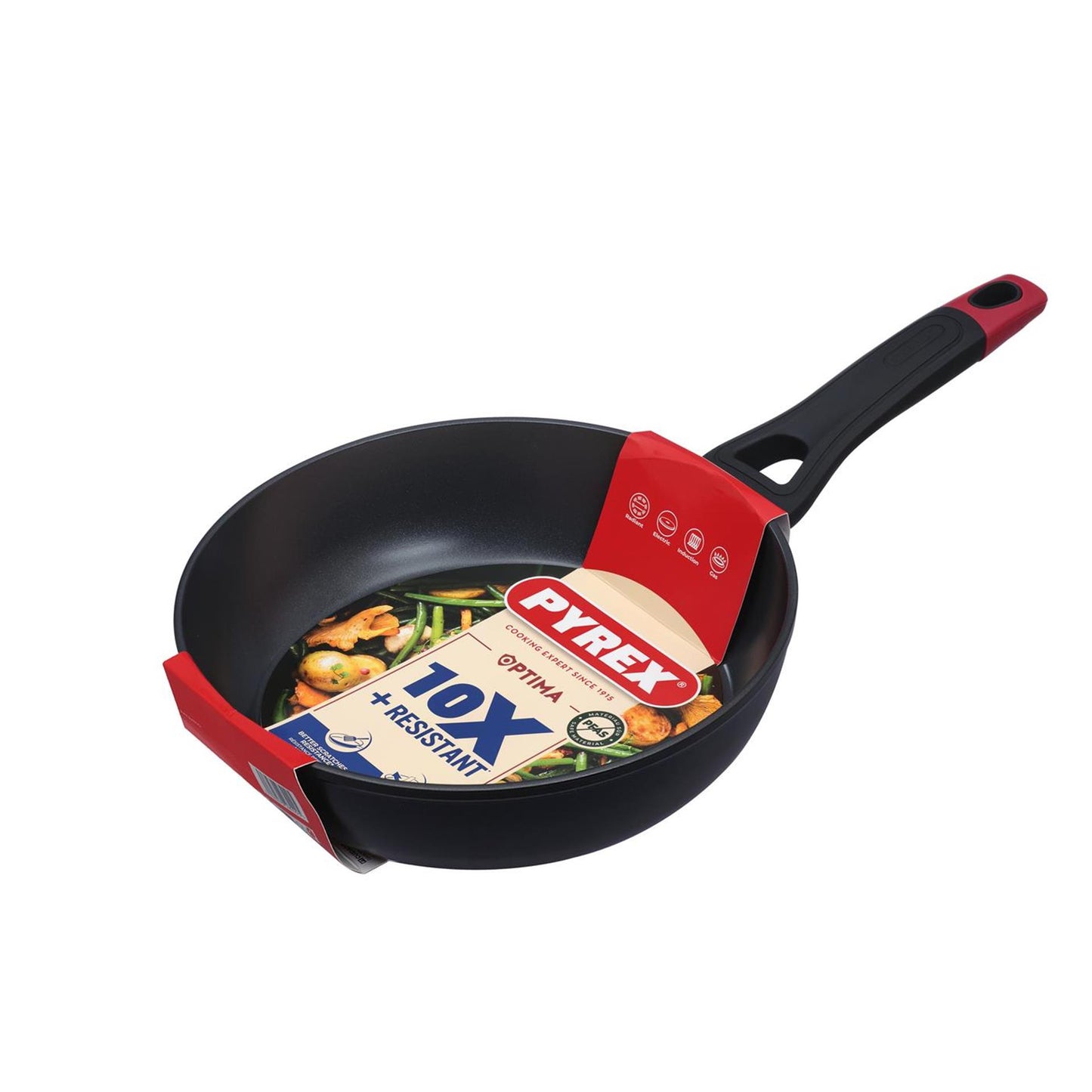 Sartén honda Pyrex optima+ ø26cm
