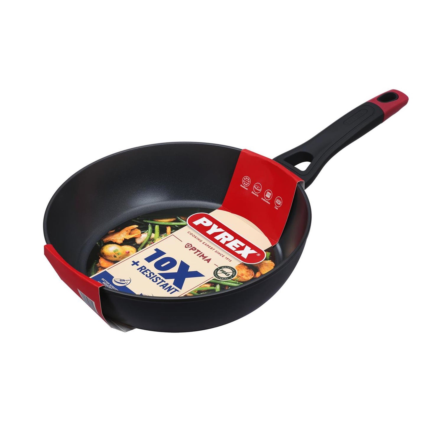 Sartén honda Pyrex optima+ ø28cm