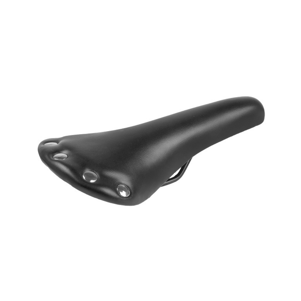 M-Wave Saddle Black. finta pelle. 278 x 153 mm, (imballaggio di workshop)