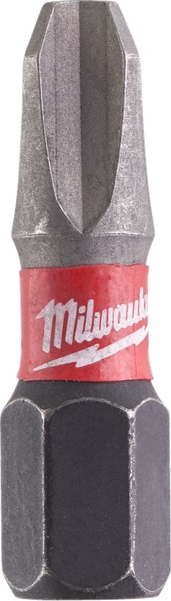 Milwaukee shockwave impact duty™ schroefbits shockwave ph3 x 25 mm - 2 stuks - 4932430857