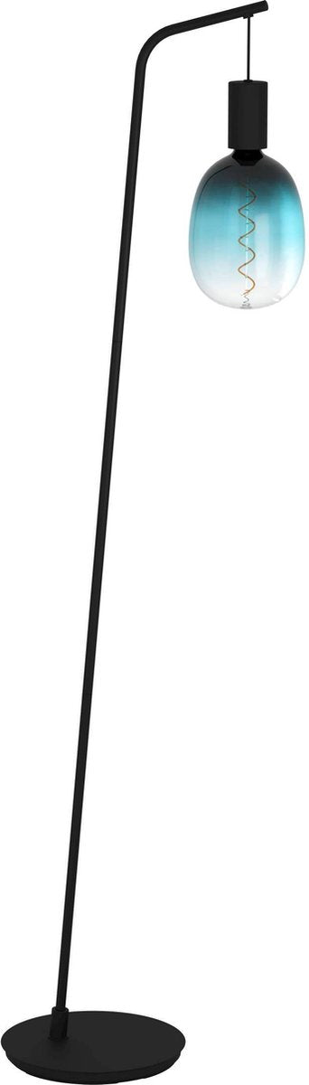 Lámpara de pie Eglo cranley - lámpara de pie - e27 (excl.) - 170 cm - negro