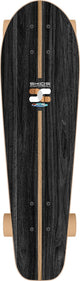 Control de derrapes - Monopatín Oxygen Cruiser 70 x 20 cm negro beige