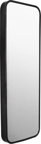 Espejo de baño Differnz 25x75 cm negro mate