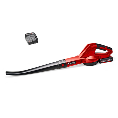 Einhell battery leaf blower ge-cl 18 e li kit - power x-change - 18 v li-ion - blowing speed: 210 km h - incl. 2.0 ah battery and charger