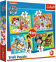 Trefl Puzzle - Paw Patrol 4 in 1 puzzle - da 12 a 24 pezzi