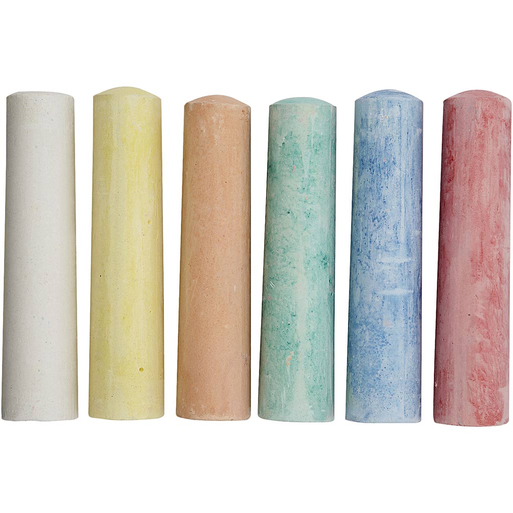 Gessetti da marciapiede Creative Company, 6 pezzi, 1 scatola