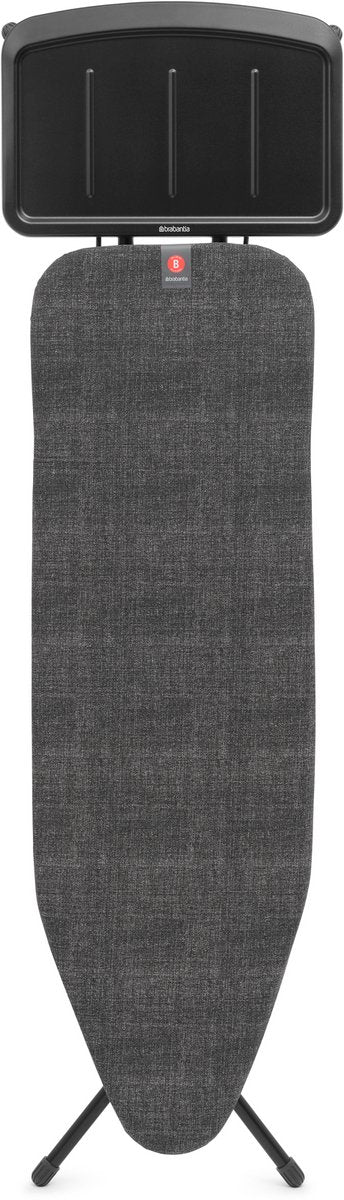 Asse da stiro Brabantia b - per generatore di vapore - 124 x 38 cm - nero denim