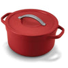 Olla Beka plume 24cm aluminio rojo con revestimiento cerámico antiadherente
