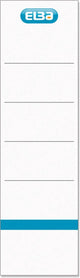 Elba rugetiketten | ft 19x5 | 9 cm | wit 10 st