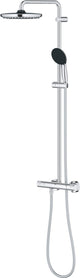 Doccia a pioggia Grohe vitalio start 250 - ø 25 cm - risparmio idrico - incluso rubinetto termostatico - cromo