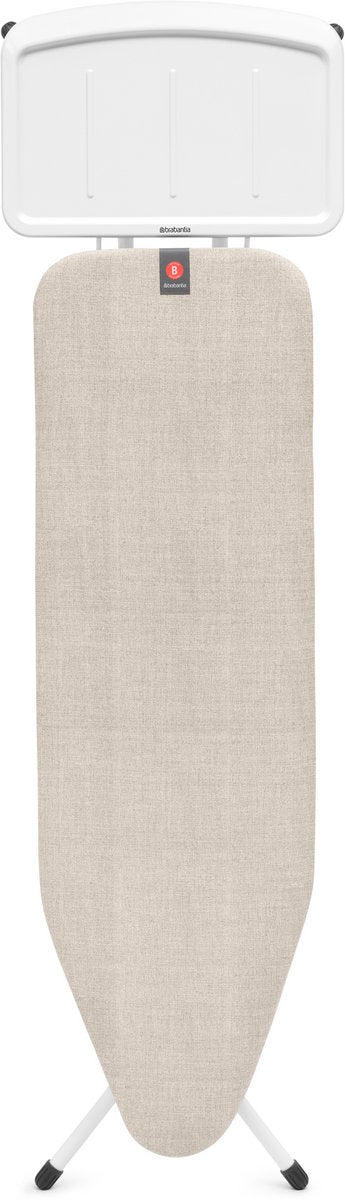 Asse da stiro Brabantia b - per generatore di vapore - 124 x 38 cm - grigio denim