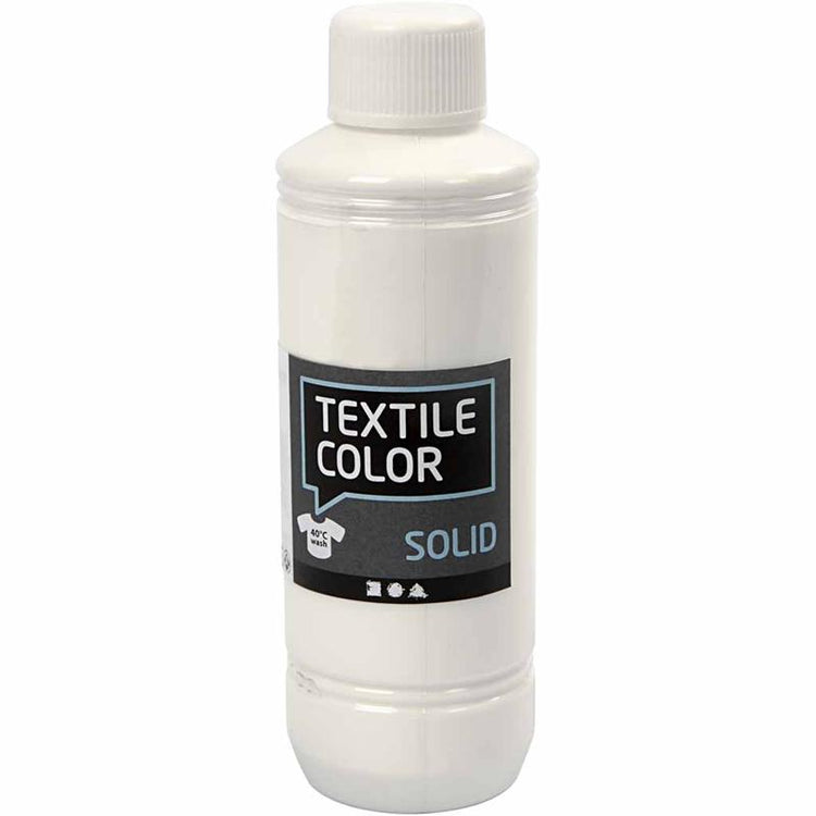 Cubriendo pintura textil - blanco, 250 ml