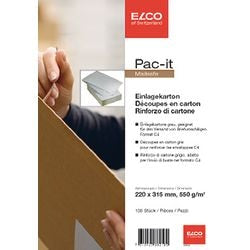 Cartón de refuerzo elco pac-it 550 g m² gris