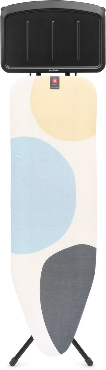 Asse da stiro Brabantia Perfect Flow b - per generatore di vapore - 124 x 38 cm - bolle a molla