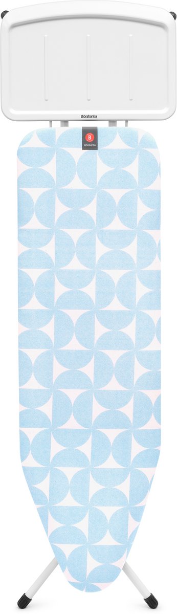 Asse da stiro Brabantia b - per generatore di vapore - 124 x 38 cm - brezza fresca