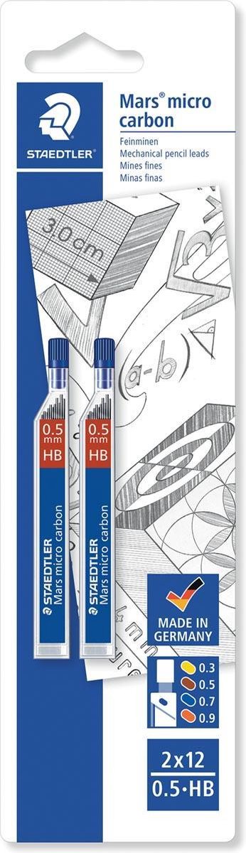 Staedtler punta fina staedler mars micro carbon - blister 2 x 0,5 hb