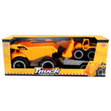 Construction vehicles set with friction