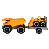 Construction vehicles set with friction