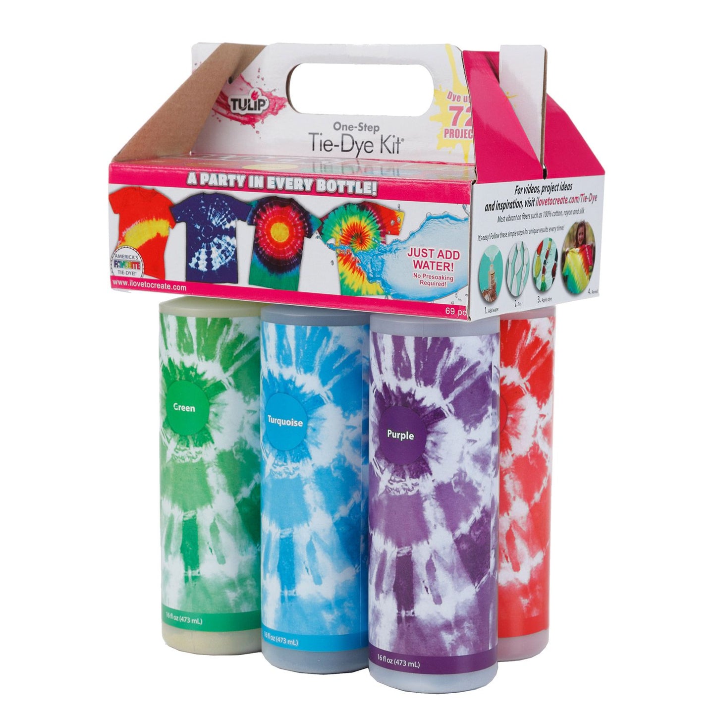 Tulip one-step tie dye tulip • kit tie-dye 6 colori