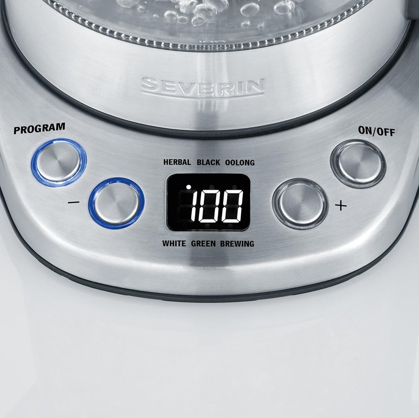 Hervidor Severin cristal acero inoxidable 1l 2200w