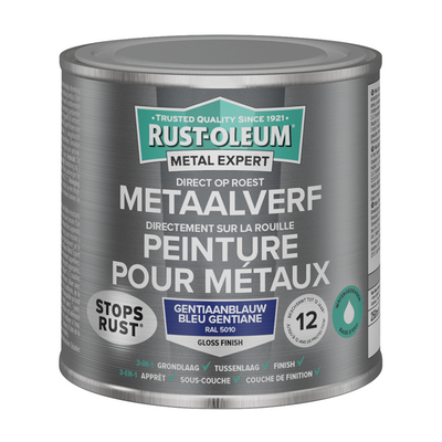 Rust-oleum 1071401 - metaalverf-hg -ral5010 - 250m direct op roest | 1 stuks